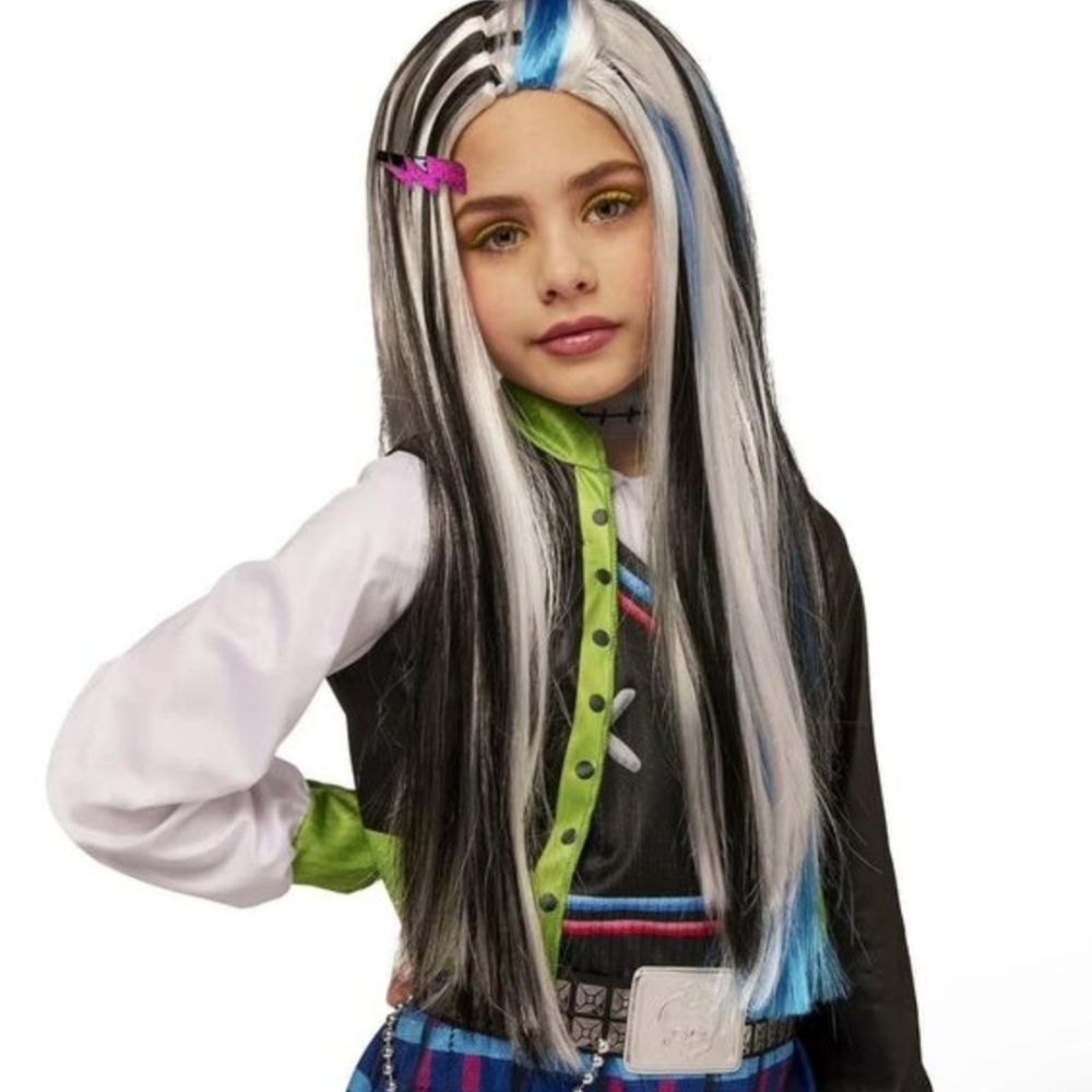 🐎♡Monster High Frankie Costume Wig
